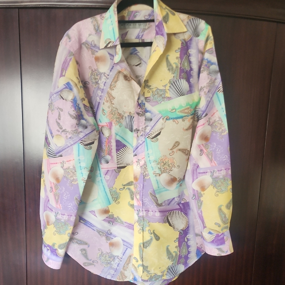 Etro Pastel Patchwork Men's Shirt